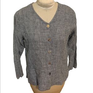 Vintage Cotton Wear black and white button up to

Size S